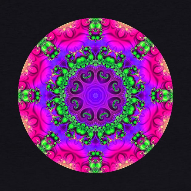 Mandala Magic - Kaleidoscopic Fractal 2.10.2024 B by Mandala Magic